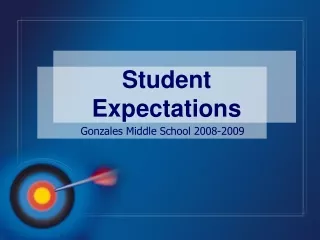 Student Expectations
