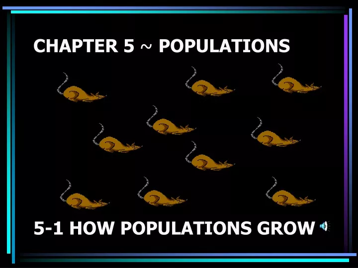 chapter 5 populations 5 1 how populations grow