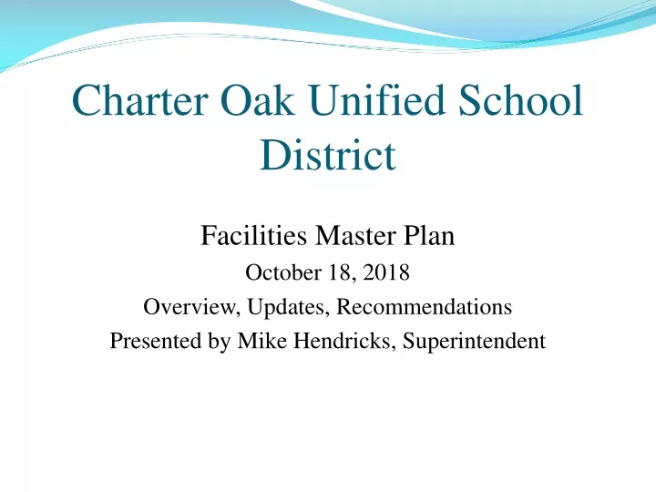 charter oak unified school district