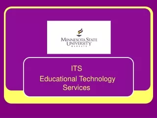 ITS  Educational Technology Services