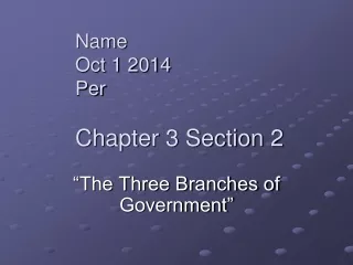 Name Oct 1 2014 Per Chapter 3 Section 2