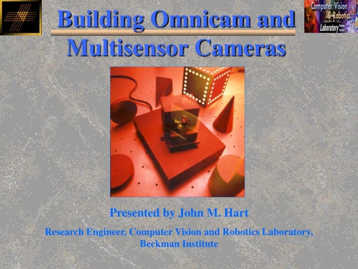building omnicam and multisensor cameras