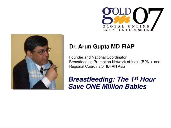 dr arun gupta md fiap founder and national