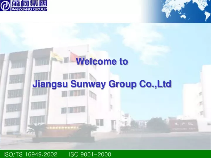 welcome to jiangsu sunway group co ltd