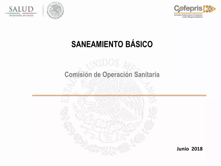 saneamiento b sico comisi n de operaci n sanitaria