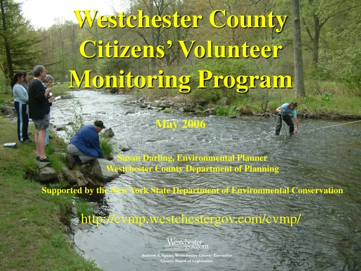 westchester county citizens volunteer monitoring program
