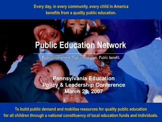 Public Education Network