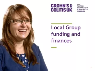 Local Group funding and finances