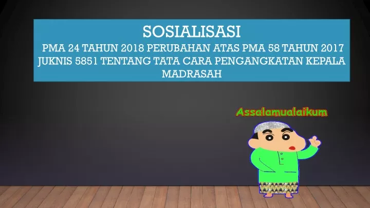 sosialisasi pma 24 tahun 2018 perubahan atas