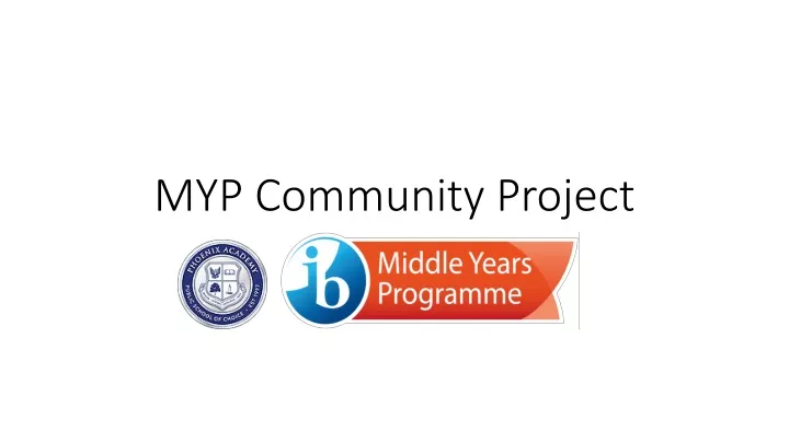 myp community project
