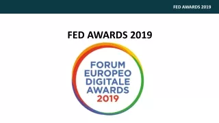 FED AWARDS 2019