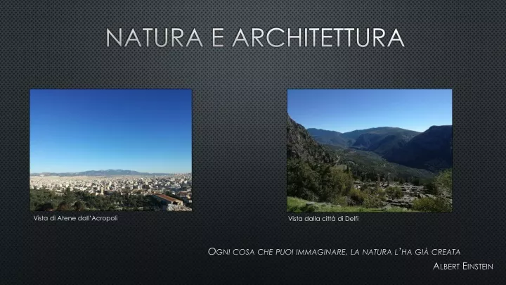 natura e architettura