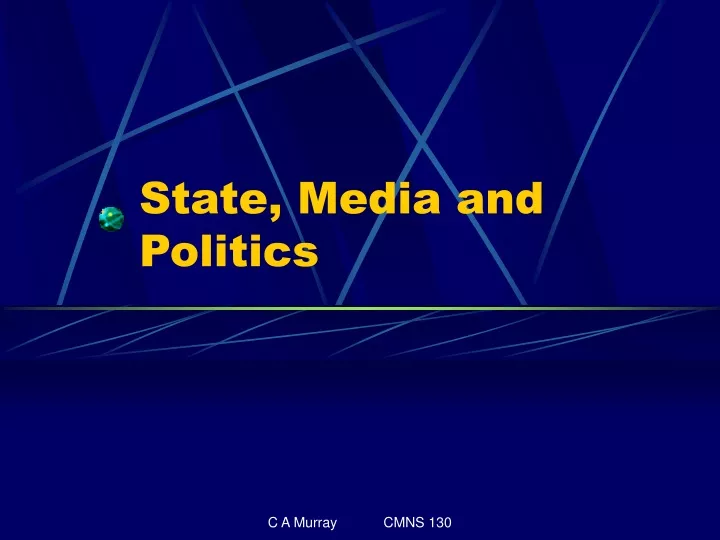 state media and politics