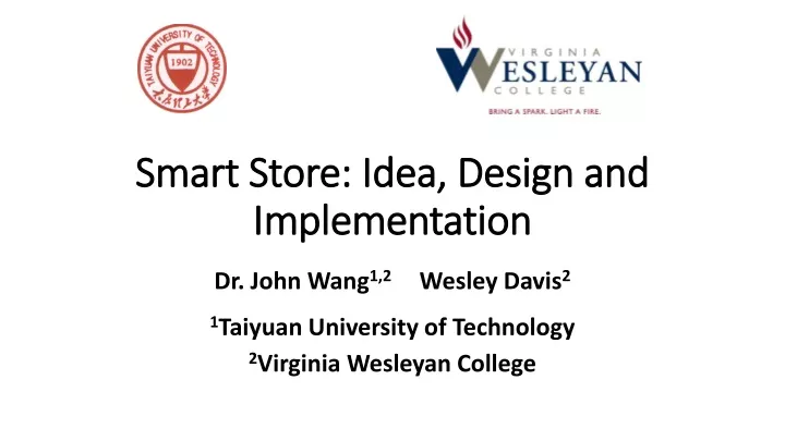 smart store idea design and implementation