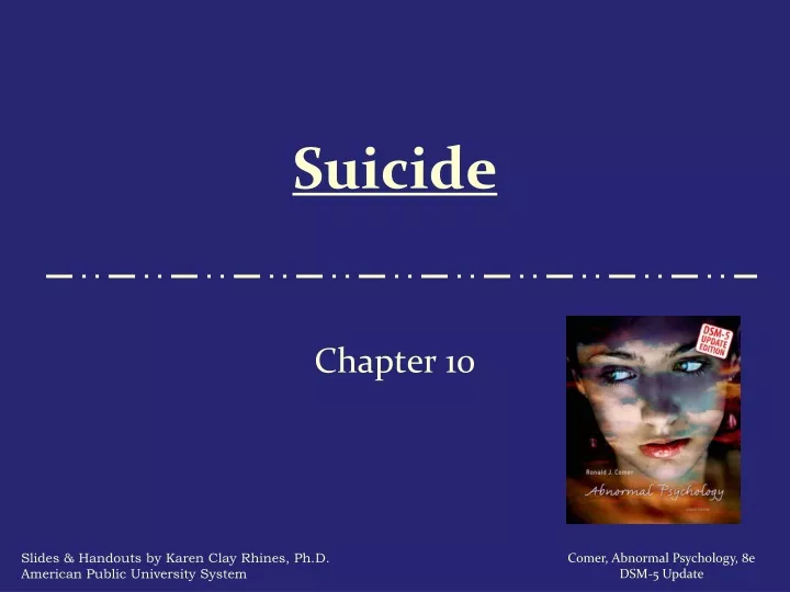 suicide