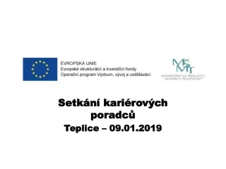 Setkání kariérových poradců Teplice – 09.01.2019