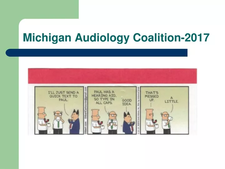 michigan audiology coalition 2017