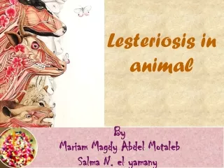 Lesteriosis  in animal