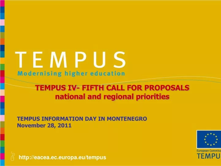 tempus iv f ifth call for proposals national