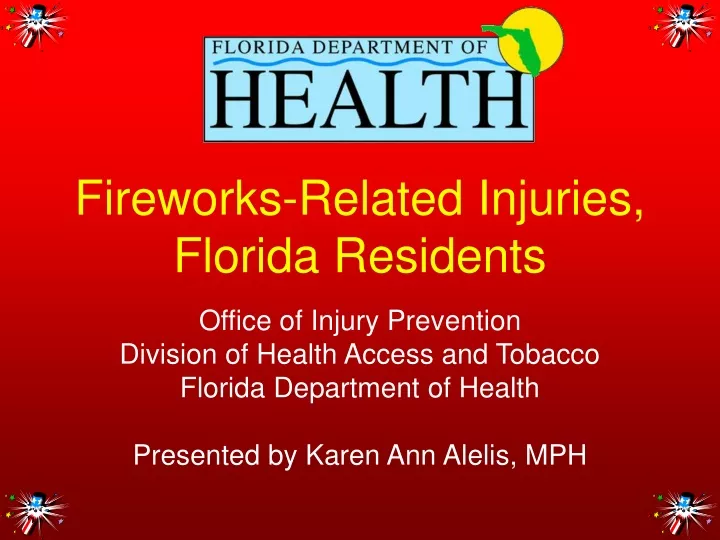 fireworks related injuries florida residents