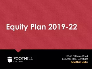 Equity Plan 2019-22