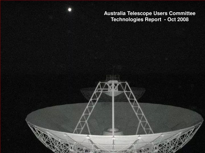 australia telescope users committee technologies