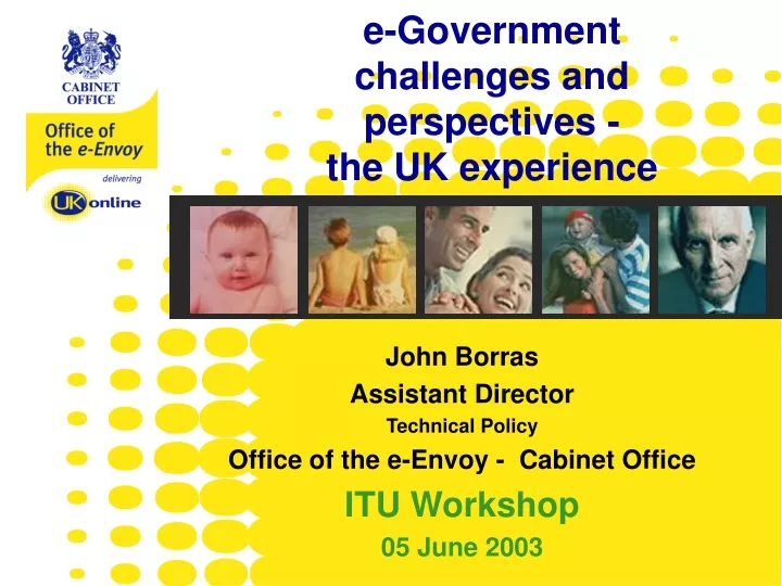 e government challenges and perspectives the uk experience