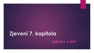 Zjevení 7. kapitola