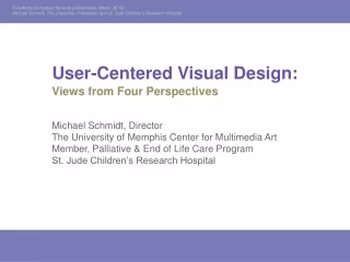 User-Centered Visual Design: