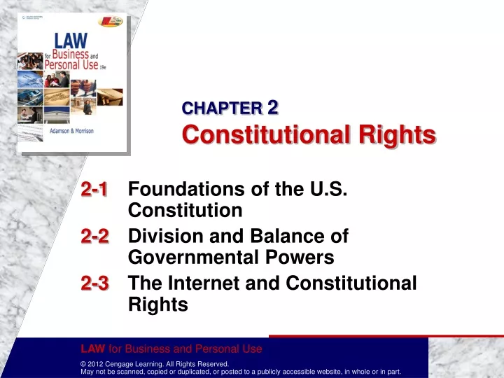 chapter 2 constitutional rights