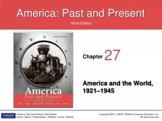 America and the World, 1921–1945