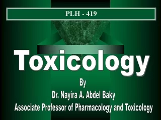 Toxicology