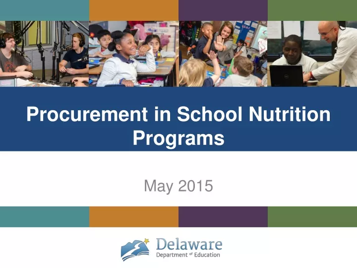procurement in school nutrition programs