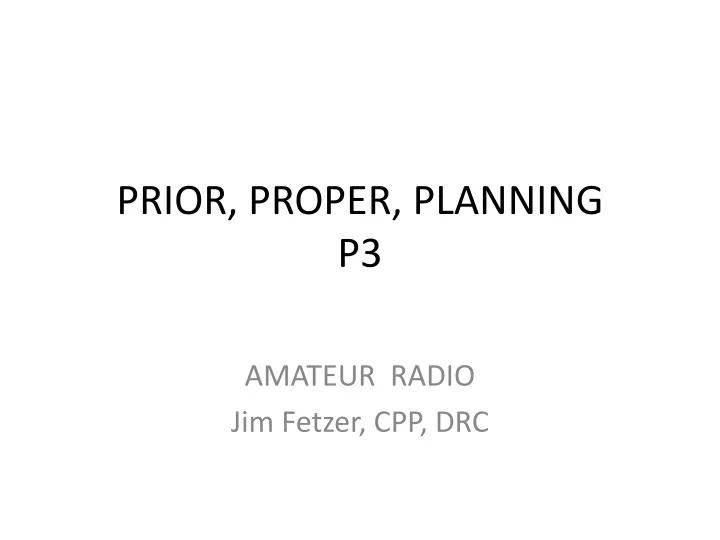 prior proper planning p3