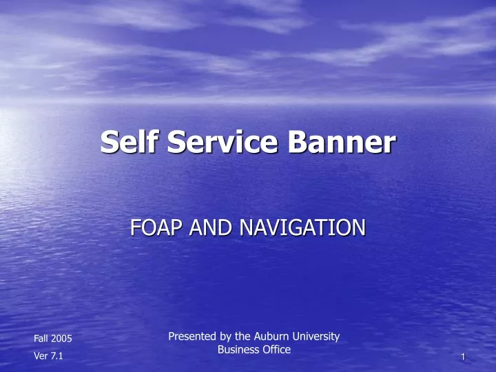 self service banner