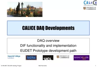 CALICE DAQ Developments
