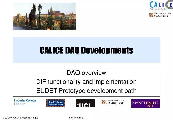 calice daq developments