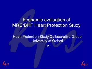 Economic evaluation of  MRC/BHF Heart Protection Study