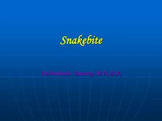 Snakebite