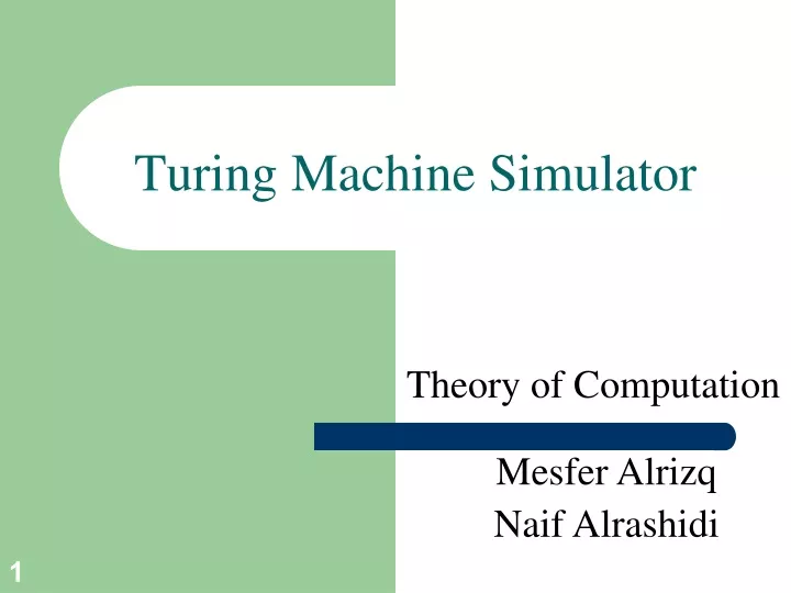 turing machine simulator