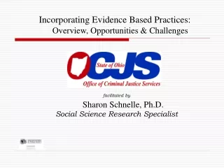 facilitated by       Sharon Schnelle, Ph.D. Social Science Research Specialist
