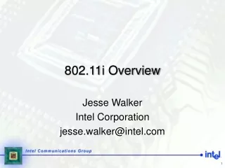 802.11i Overview
