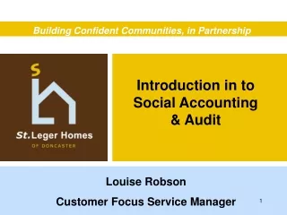 Introduction in to Social Accounting &amp; Audit