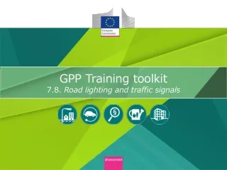 GPP Training toolkit 7.8.  Road lighting and traffic signals