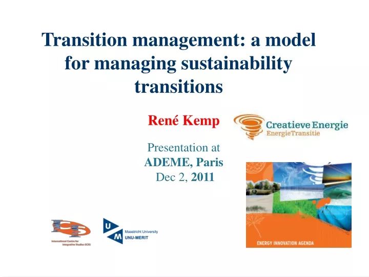 transition management a model for managing