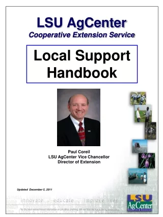 LSU AgCenter  Cooperative Extension Service