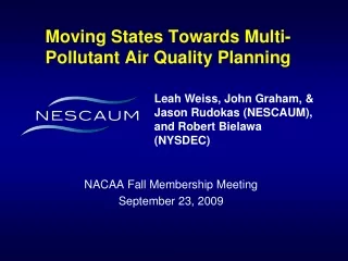 Moving States Towards Multi-Pollutant Air Quality Planning