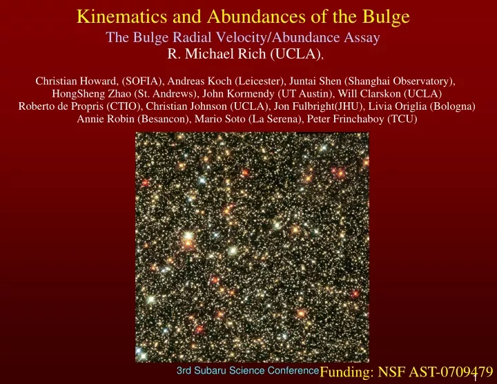 kinematics and abundances of the bulge the bulge radial velocity abundance assay