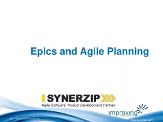 Epics and Agile Planning
