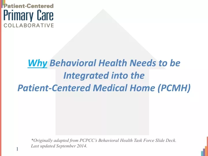 why behavioral health needs to be integrated into